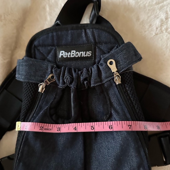 Small pet bonus dog puppy toy carrier front pack like new - Picture 4 of 6